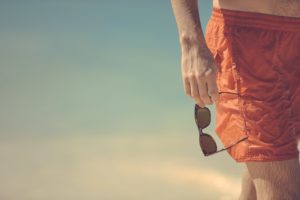 Leave the shorts on the sand. Don't wear them to family court.