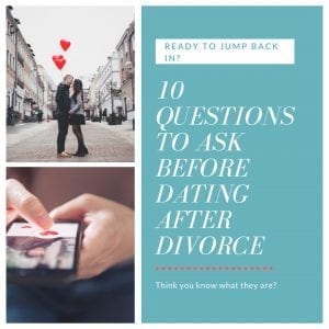 Ready to fall in love again? Before you jump back into the dating pool read my 10 questions to ask yourself before dating after divorce. By the Divorce Lawyer Life #divorce #datingafterdivorce #postdivorce #divorcelawyerlife