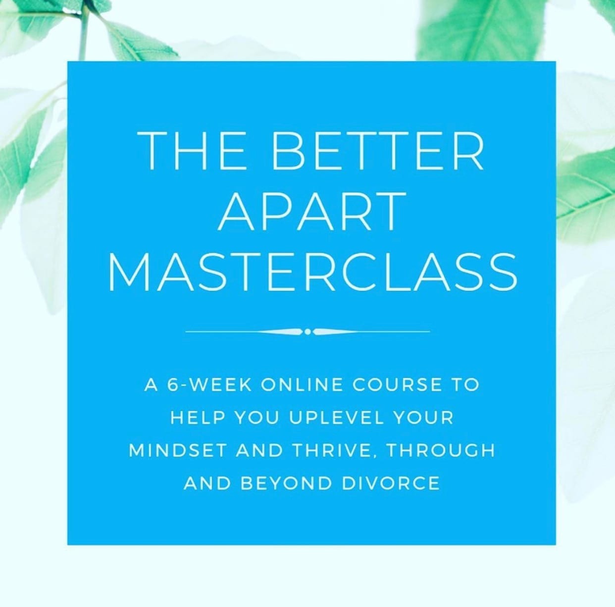 Better Apart Master Class