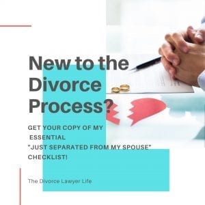 Just separated from your spouse? New to the Divorce Process?