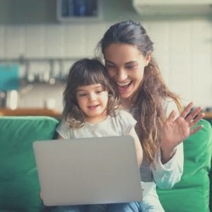 Comply with all the rules for the virtual family court hearing.